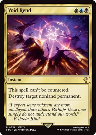 Void Rend (Surge Foil) (FIC-331)  Foil - Commander: FINAL FANTASY