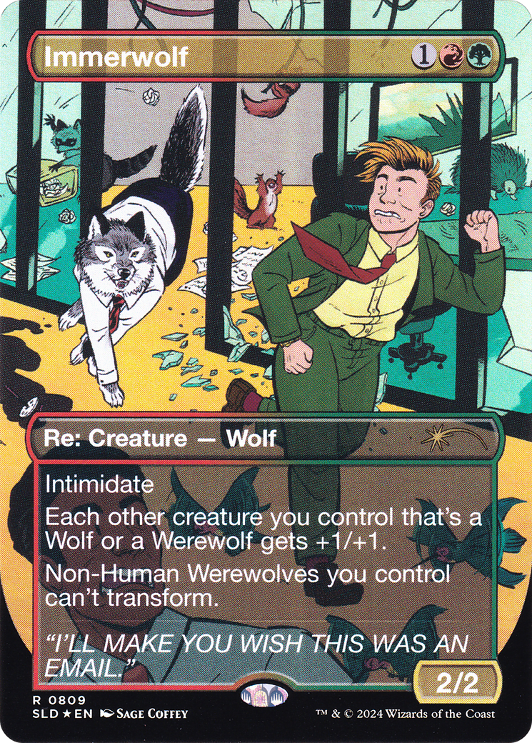 Immerwolf (SLD-809)  Foil - Secret Lair Drop (Borderless)