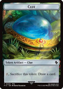 Clue // Treasure Double-Sided Token (Surge Foil) (FIC-9 // 36)  Foil - Commander: FINAL FANTASY