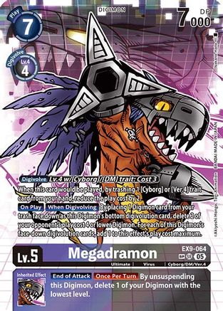 Megadramon (SP) (EX9-064) - Versus Monsters Foil