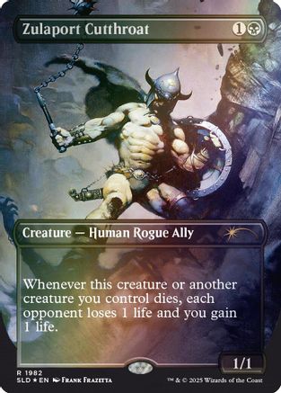 Zulaport Cutthroat (1982) (Rainbow Foil) (SLD-1982) - Secret Lair Drop Series Foil