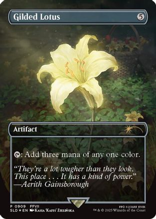 Gilded Lotus (Rainbow Foil) (909) (SLD-909)  Foil - Secret Lair Drop Series