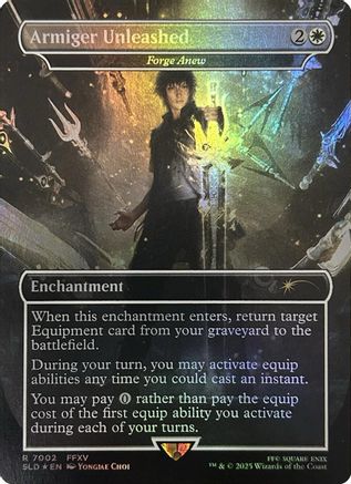 Armiger Unleashed - Forge Anew (Rainbow Foil) (SLD-7002)  Foil - Secret Lair Drop Series