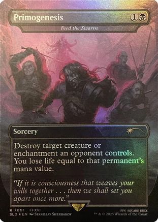 Primogenesis - Feed the Swarm (Rainbow Foil) (SLD-7001)  Foil - Secret Lair Drop Series