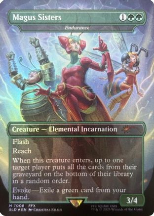 Magus Sisters - Endurance (Rainbow Foil) (SLD-7008)  Foil - Secret Lair Drop Series
