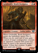 Grishnakh, Brash Instigator (LTR-134)  Foil - The Lord of the Rings: Tales of Middle-earth