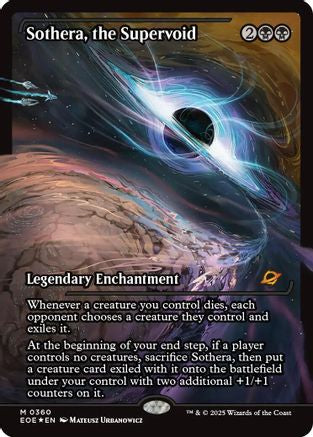 Sothera, the Supervoid (Showcase) (EOE-360) - Edge of Eternities Foil