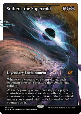 Sothera, the Supervoid (Showcase) (Fracture Foil) (EOE-386) - Edge of Eternities Foil