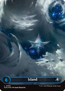 Island (0368) (Borderless) (Galaxy Foil) (EOE-368) - Edge of Eternities Foil