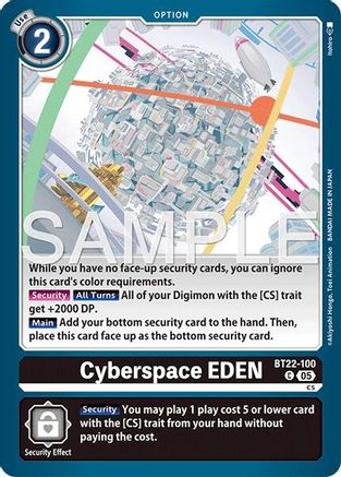 Cyberspace EDEN [BT22-100] [Cyber Eden]