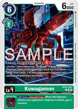 Kuwagamon [BT22-047] [Cyber Eden]