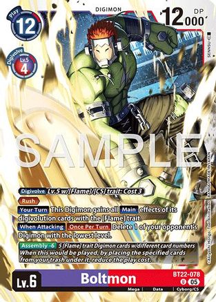 Boltmon (BT22-078) - Cyber Eden