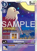 Bakemon (Store Tournament 2025 Vol.3 Winner Pack) (P-192) - Digimon Promotion Cards Foil