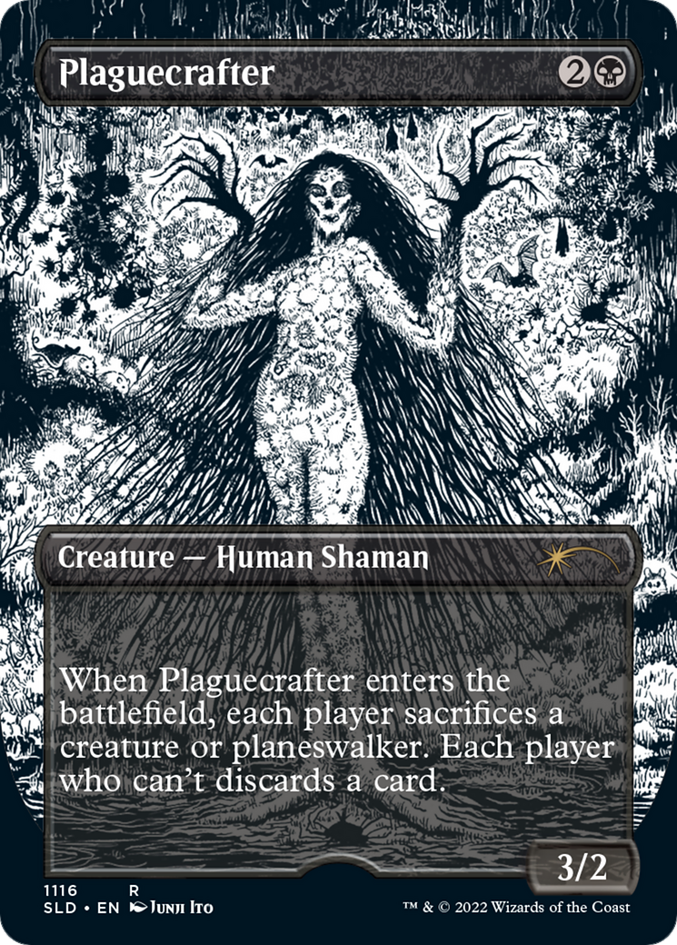 Plaguecrafter (Borderless) (SLD-1116)  - Secret Lair Drop