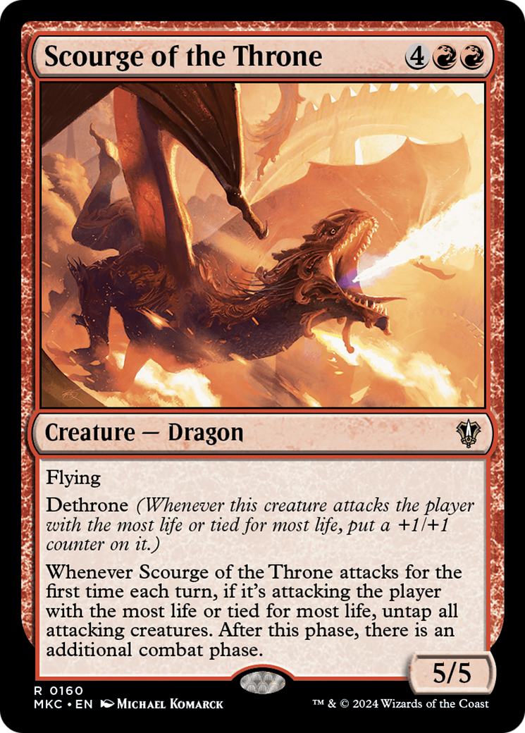 Scourge of the Throne (MKC-160)  - Murders at Karlov Manor Commander