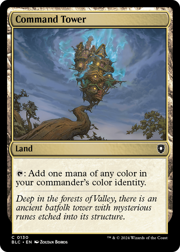 Command Tower (BLC-130)  - Bloomburrow Commander