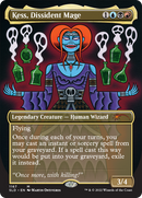 Kess, Dissident Mage (SLD-1167)  Foil - Secret Lair Drop (Borderless)