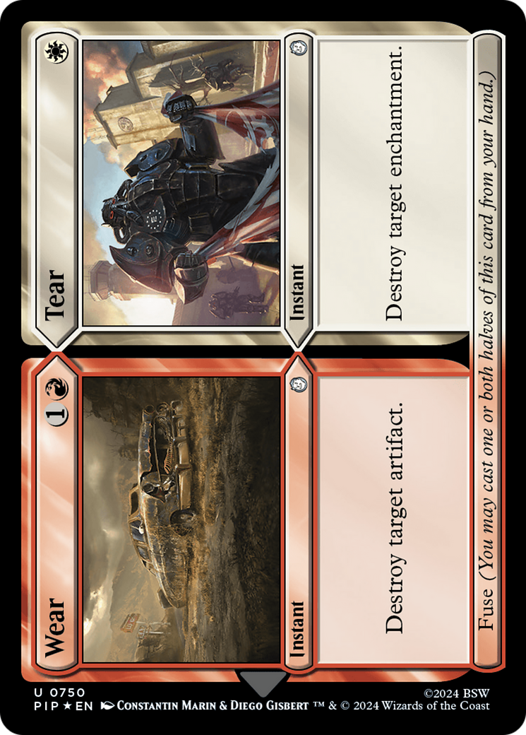 Wear // Tear (Surge Foil) (PIP-750)  Foil - Fallout
