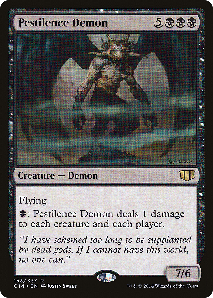 Pestilence Demon (C14-153)  - Commander 2014