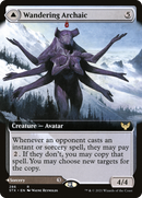 Wandering Archaic (Extended Art) (STX-286)  Foil - Strixhaven: School of Mages: (Extended Art)