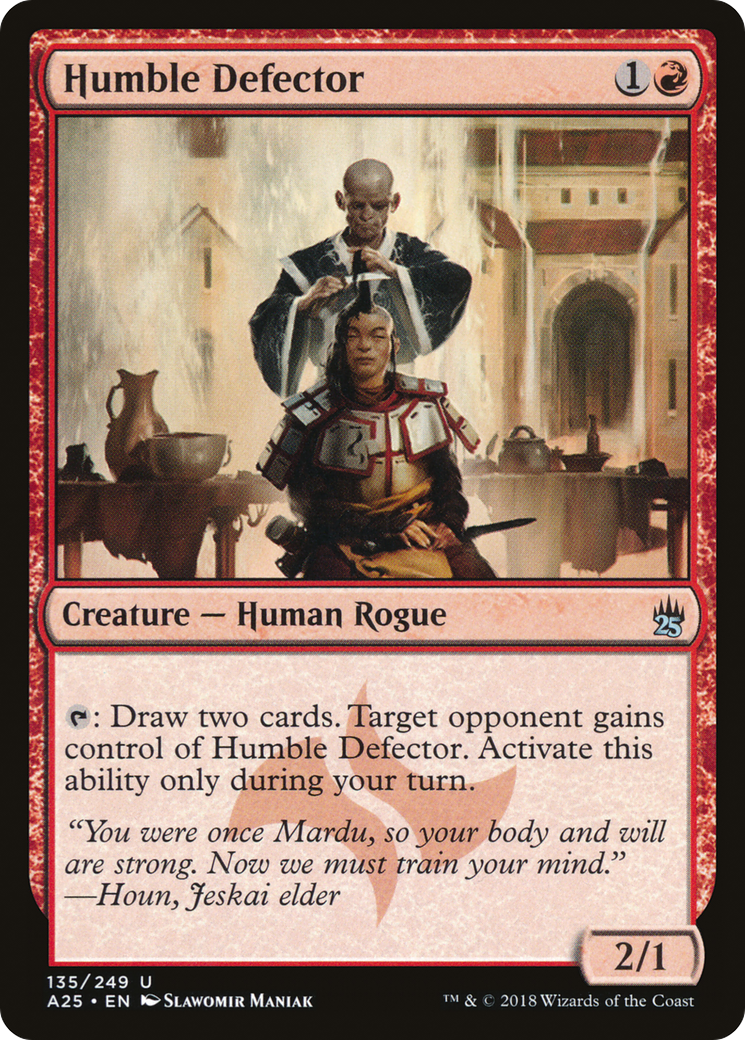 Humble Defector (A25-135)  - Masters 25