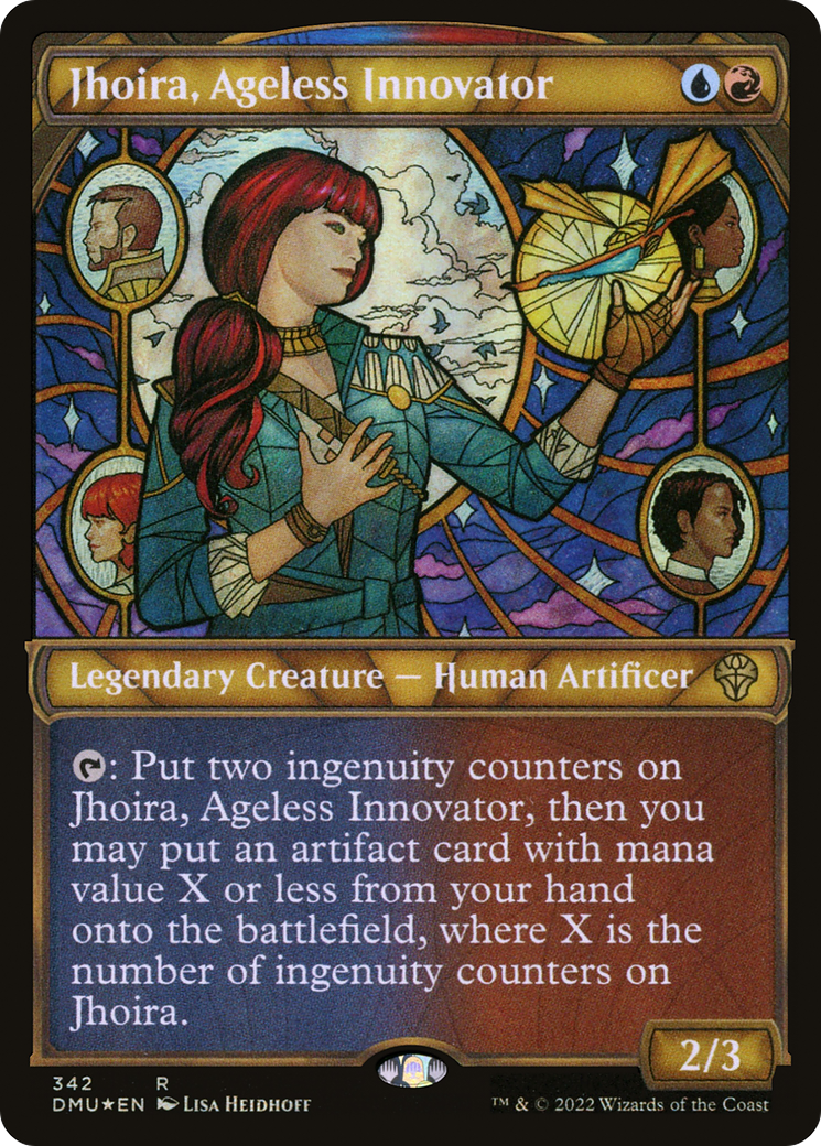 Jhoira, Ageless Innovator (Textured Foil) (DMU-342)  Foil - Dominaria United: (Showcase)