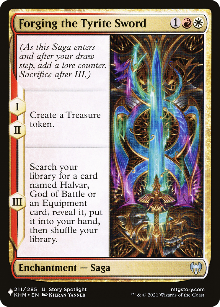 Forging the Tyrite Sword (LIST-211/285)  - The List
