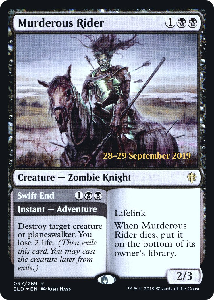 Murderous Rider (PRE-097)  Foil - Throne of Eldraine Promos