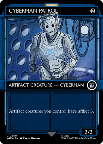 Cyberman Patrol (Showcase) (WHO-550)  - Doctor Who: (Showcase) (Borderless)
