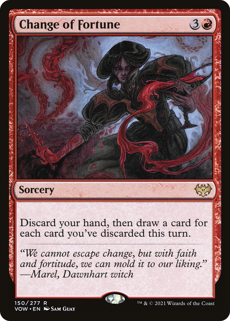 Change of Fortune (VOW-150)  Foil - Innistrad: Crimson Vow
