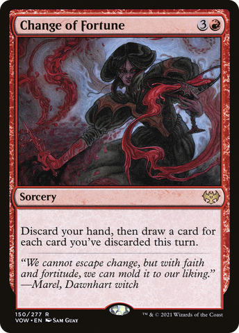Change of Fortune (VOW-150)  Foil - Innistrad: Crimson Vow