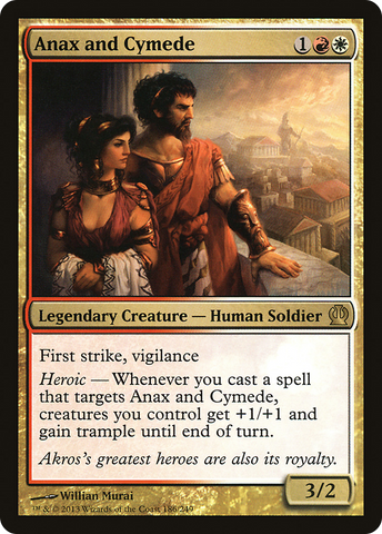 Anax and Cymede (THS-186)  - Theros