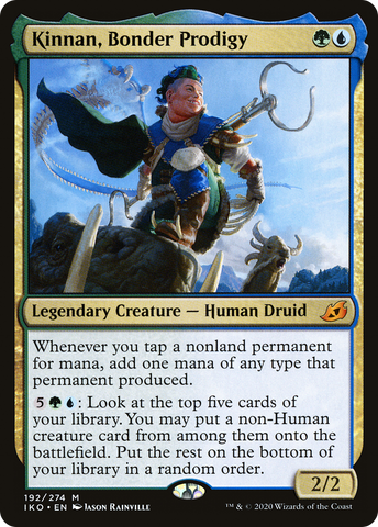 Kinnan, Bonder Prodigy (IKO-192)  Foil - Ikoria: Lair of Behemoths