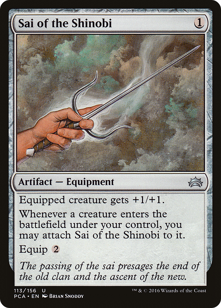 Sai of the Shinobi (PCA-113)  - Planechase Anthology