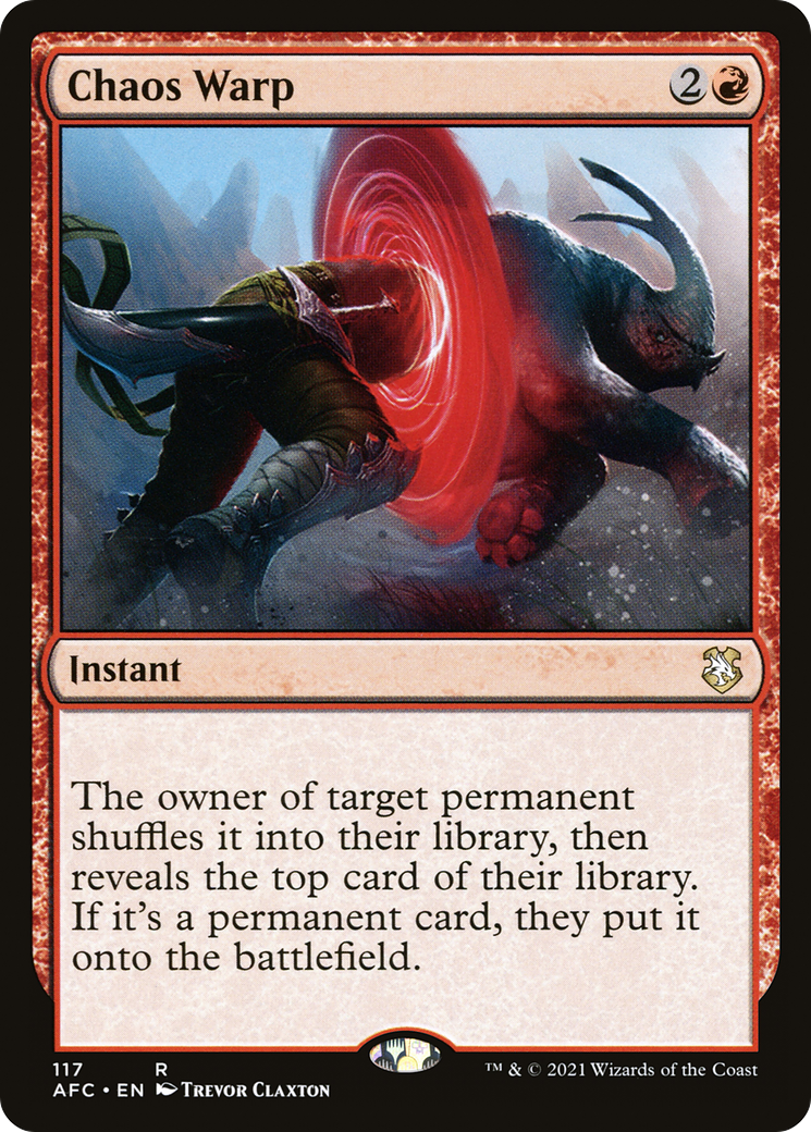 Chaos Warp (AFC-117) - Adventures in the Forgotten Realms Commander