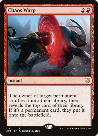 Chaos Warp (AFC-117) - Adventures in the Forgotten Realms Commander