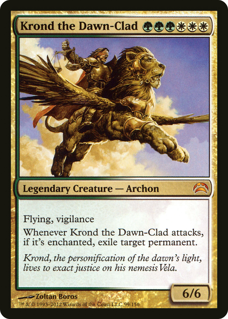 Krond the Dawn-Clad (PC2-099)  Foil - Planechase 2012