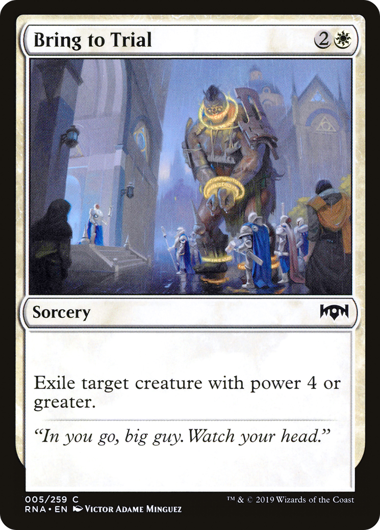 Bring to Trial (RNA-005)  Foil - Ravnica Allegiance