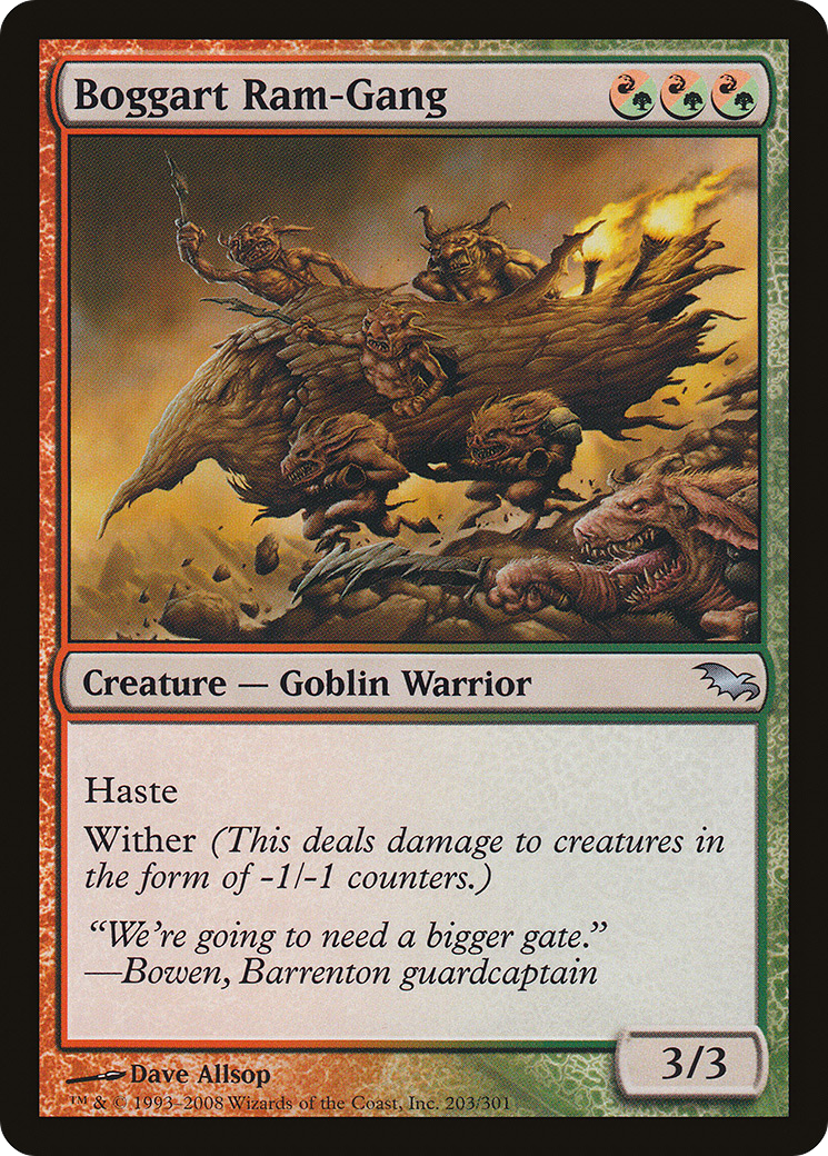 Boggart Ram-Gang (SHM-203)  Foil - Shadowmoor
