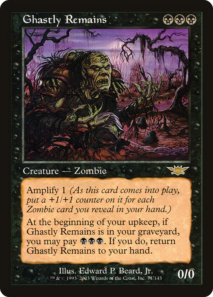 Ghastly Remains (LGN-071)  Foil - Legions