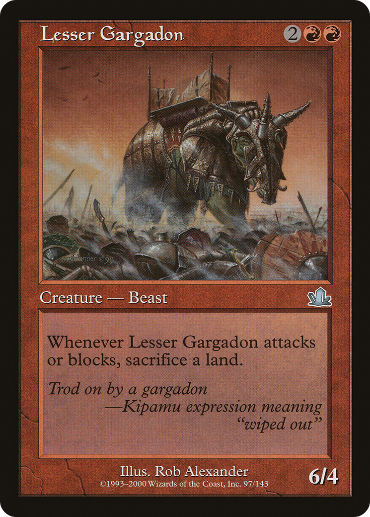 Lesser Gargadon (PCY-097)  - Prophecy