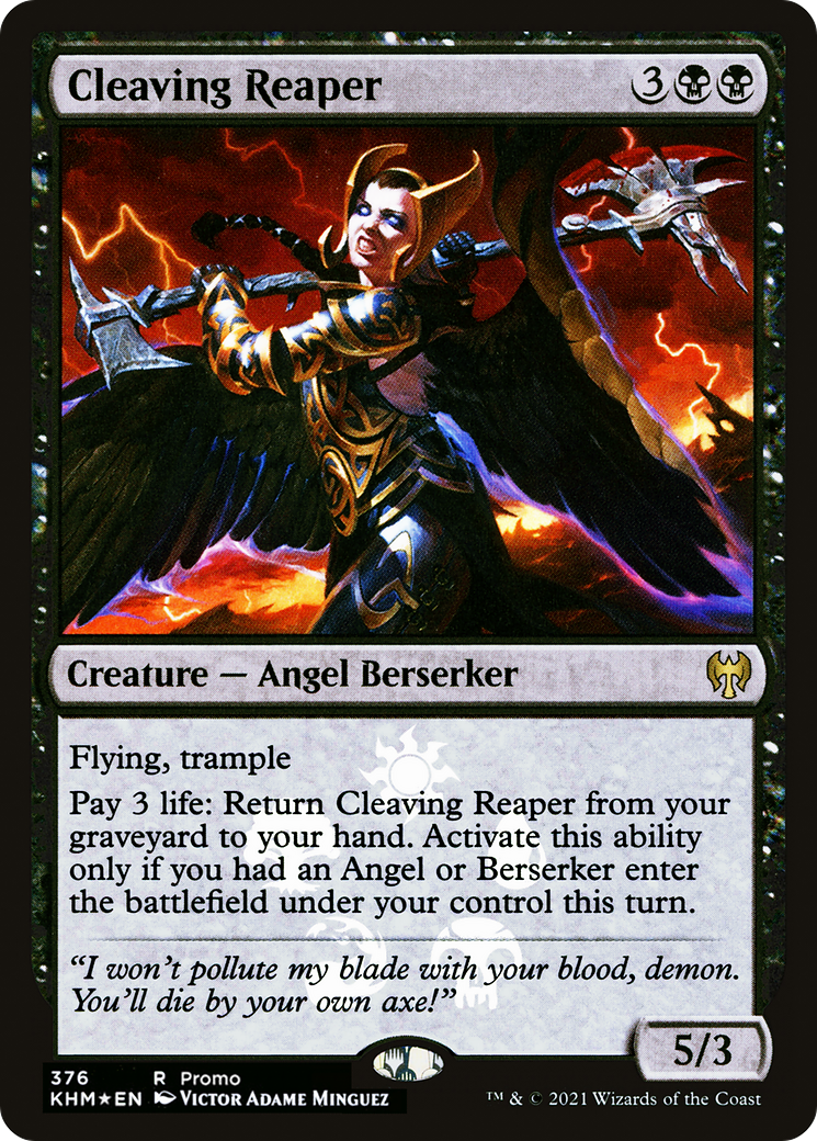 Cleaving Reaper (MEDIA-376★)  Foil - Kaldheim Promos