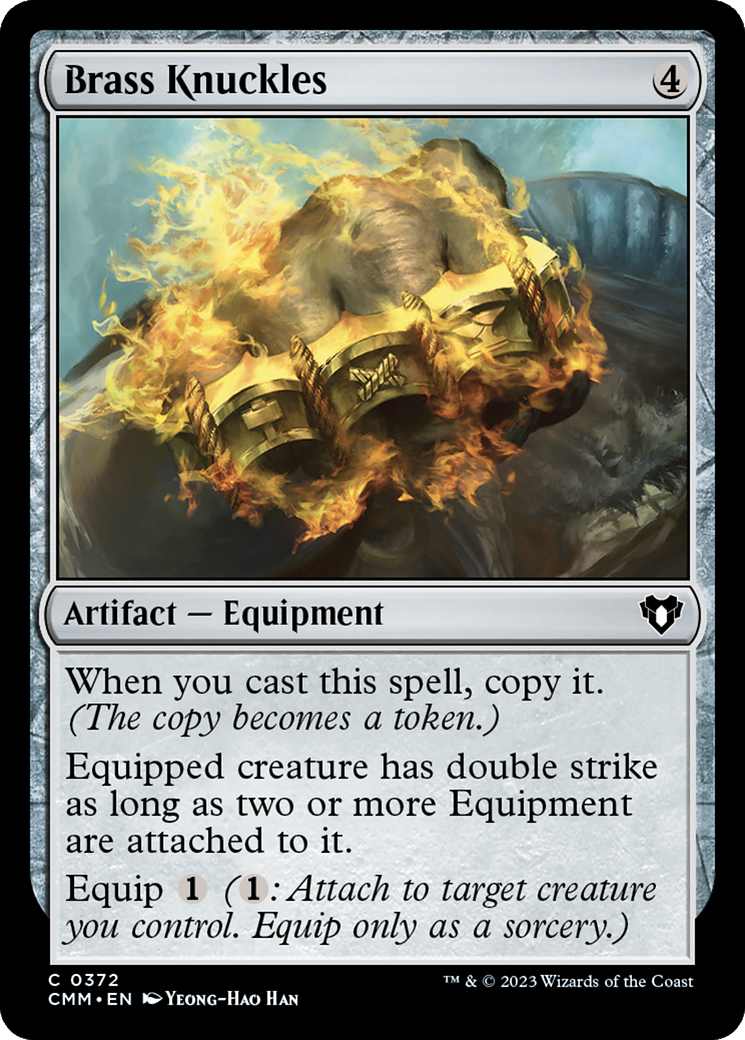 Brass Knuckles (CMM-372)  - Commander Masters