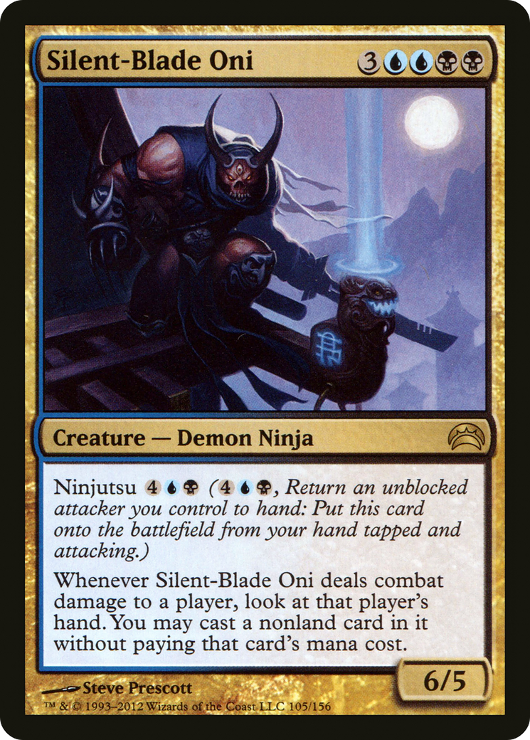 Silent-Blade Oni (PC2-105)  - Planechase 2012