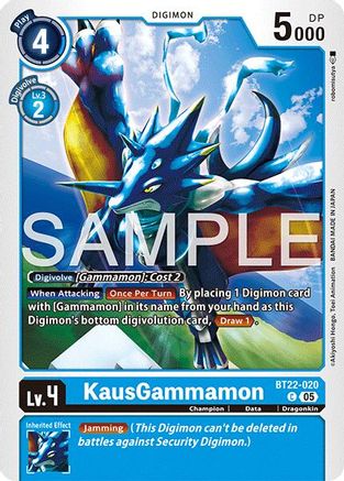 KausGammamon [BT22-020] [Cyber Eden]