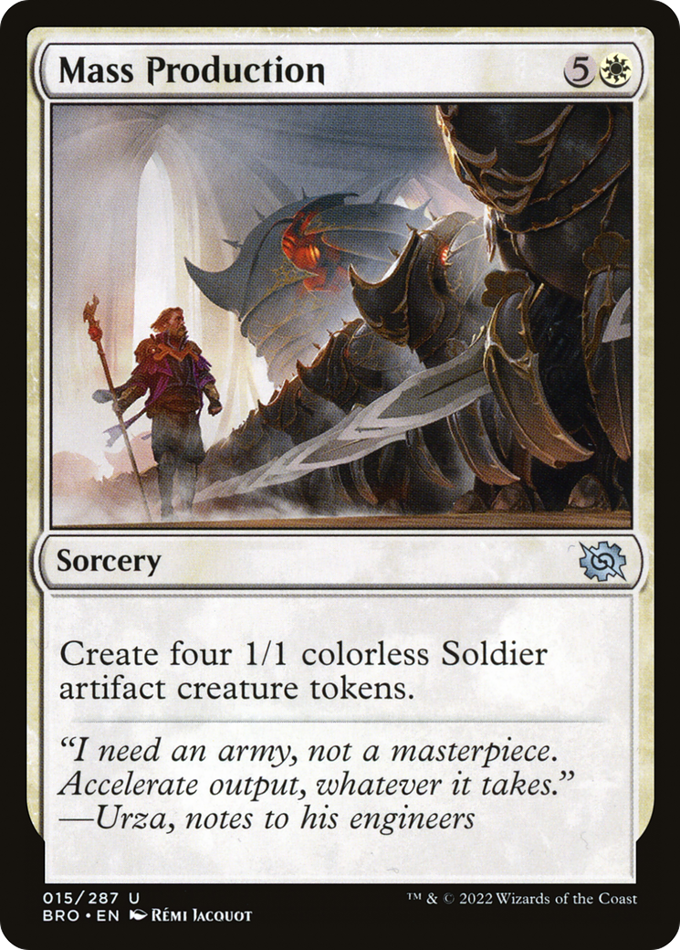 Mass Production (BRO-015)  - The Brothers' War