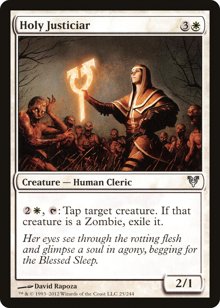 Holy Justiciar (AVR-025)  Foil - Avacyn Restored