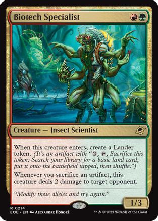 Biotech Specialist (EOE-214)  Foil - Edge of Eternities