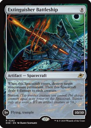 Extinguisher Battleship (EOE-242)  Foil - Edge of Eternities