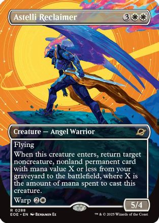 Astelli Reclaimer (Borderless) (EOE-288)  Foil - Edge of Eternities